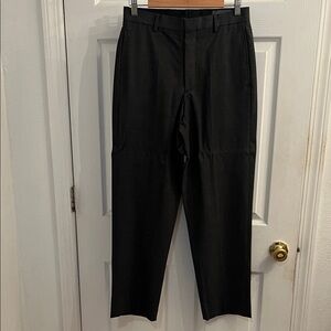 Eddie Bauer Men's Charcoal Dress Trousers 30 x 30 Stretch Fabric